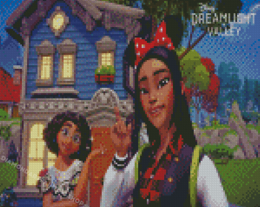 Disney Dreamlight Valley Video Game Diamond Painting