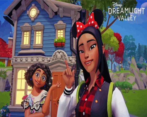 Disney Dreamlight Valley Video Game Diamond Painting