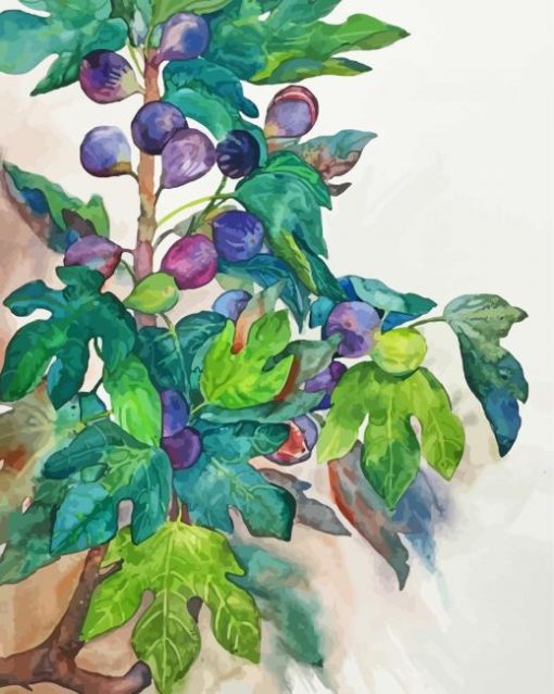 Fig Tree Branch Diamond Painting