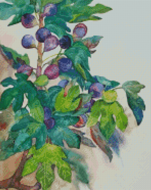 Fig Tree Branch Diamond Painting