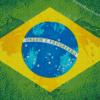 Flag Of Brazil Diamond Painting