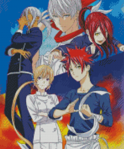 Food Wars Manga Diamond Painting