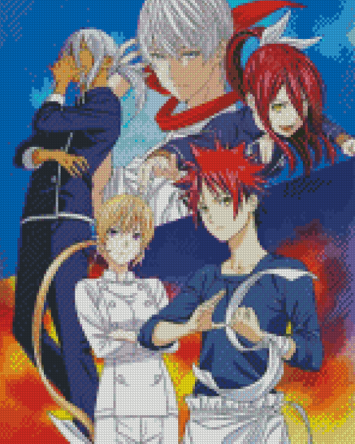 Food Wars Manga Diamond Painting