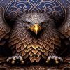 Golden Eagle Diamond Painting