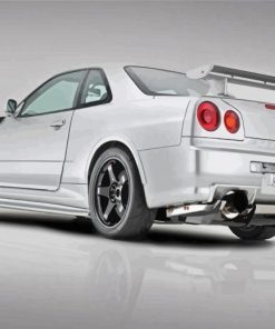 Grey Skyline Gtr Diamond Painting