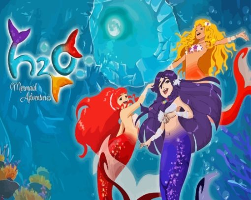 H2o Mermaids Underwater Diamond Painting