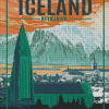 Iceland Reykjavik Poster Diamond Painting