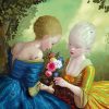 Ladies And Flowers Ray Caesar Diamond Painting