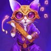 Musician Cat Diamond Painting