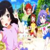 Non Non Biyori Characters Playing Diamond Painting