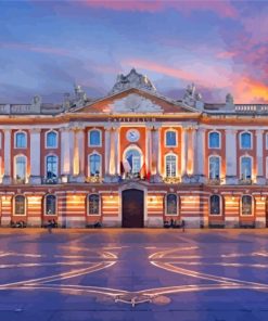 Place Du Capitole Toulouse France Diamond Painting