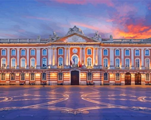 Place Du Capitole Toulouse France Diamond Painting