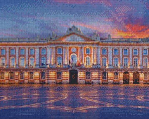 Place Du Capitole Toulouse France Diamond Painting