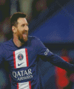 Psg Lionel Messi Diamond Painting