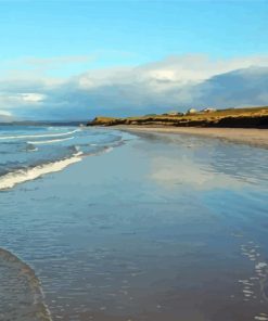 Rossnowlagh Village Beach Diamond Painting