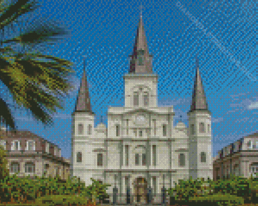 Saint Lois Cathedral Diamond Painting