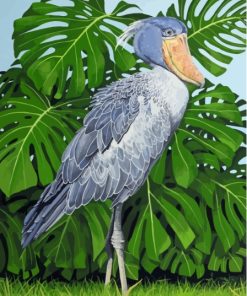 Shoebill Stork Art Diamond Painting