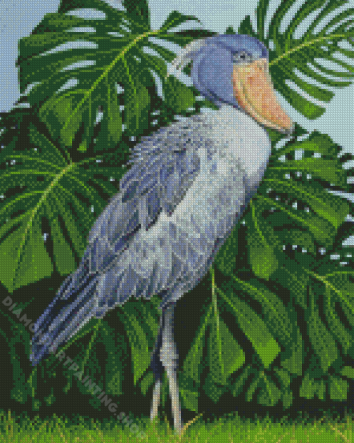 Shoebill Stork Art Diamond Painting