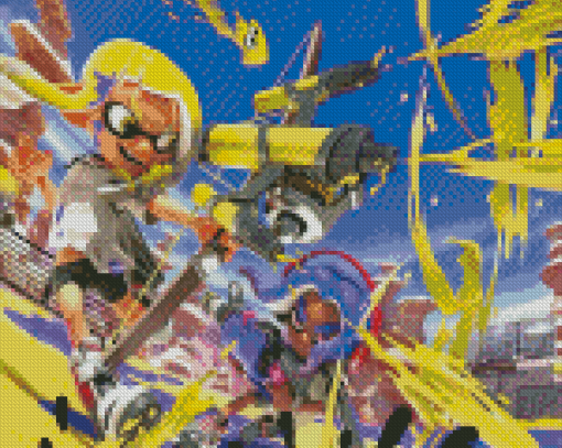 Splatoon Diamond Painting