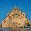 St Sava Temple In Belgrade Diamond Painting