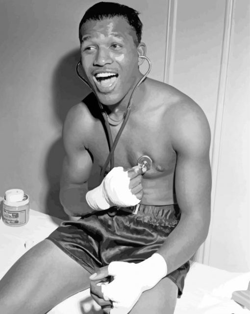 Sugar Ray Robinson Diamond painting