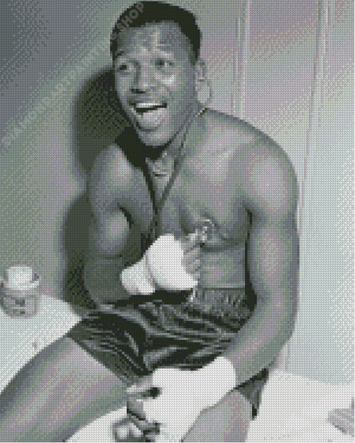 Sugar Ray Robinson Diamond painting