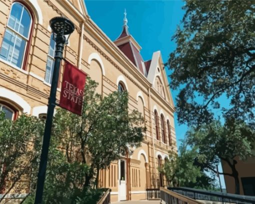 Texas State University In Texas Diamond Painting