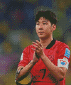 The Cool Footballer Heung Min Son Diamond Painting