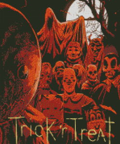 Trickr Treat The Movie Poster Art Diamond Paintign