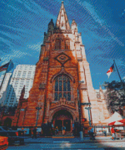 Trinity Church Wall Street New York Diamond Painting