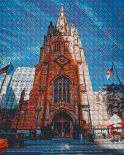 Trinity Church Wall Street New York Diamond Painting