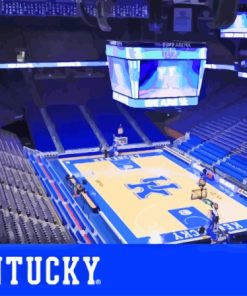 University Of Kentucky Basketball Arena Diamond Painting