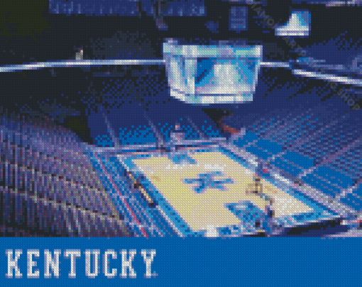 University Of Kentucky Basketball Arena Diamond Painting