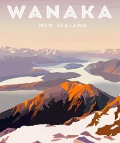 Wanaka New Zealand Poster Diamond Painting