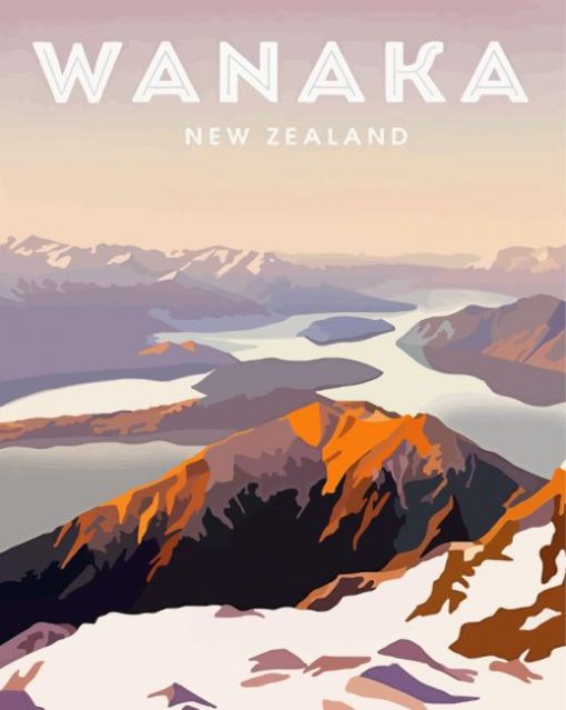 Wanaka New Zealand Poster Diamond Painting