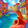 Woman Enjoying Summer In Italy Diamond Painting