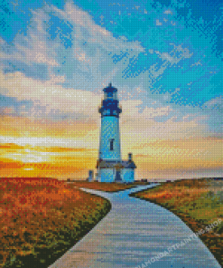 Yaquina Head Lighthouse Usa Diamond Painting