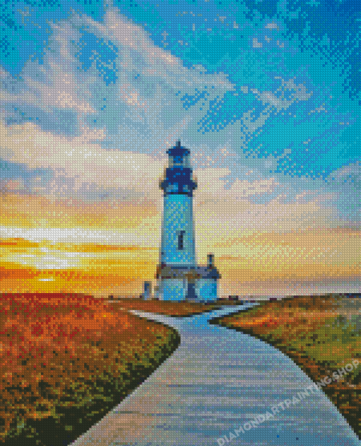 Yaquina Head Lighthouse Usa Diamond Painting