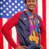 Aesthetic Tamika Catchings Smiling Ford Diamond Painting