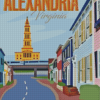 Alexandria Virginia Poster Diamond Painting