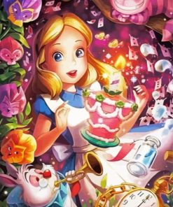 Alice In Wonderland Characters For Diamond Painting