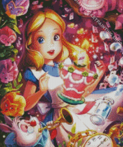 Alice In Wonderland Characters For Diamond Painting