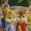 Alvin And The Chipmunks Movie Characters Diamond Painting