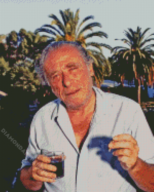 American Poet Charles Bukowski Diamond Painting