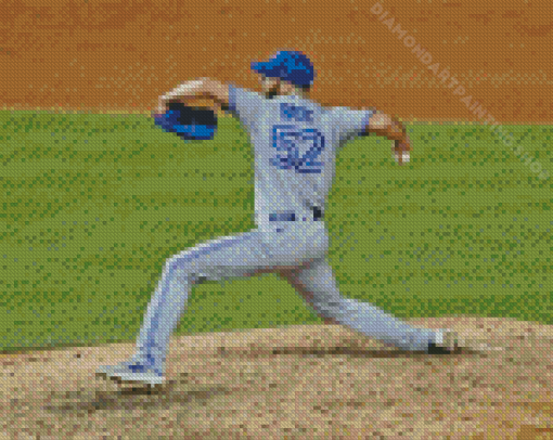 Anthony Bass Toronto Blue Jays Diamond Painting