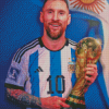 Argentina Messi World Cup Diamond Painting