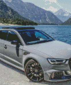 Audi A3 Grey Sport Car Diamond Painting