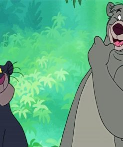 Bagheera And Baloo Diamond Painting