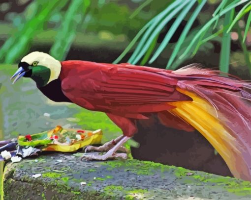 Bali Bird Of Paradise Diamond Painting