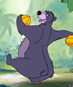 Baloo Bear In Jungle Diamond Painting